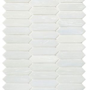 Arrow White Pearl Mosaic Tile